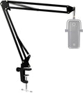 Boom Arm Mic Stand Compatible with Elgato Wave 3, Adjustable USB Mic Holder