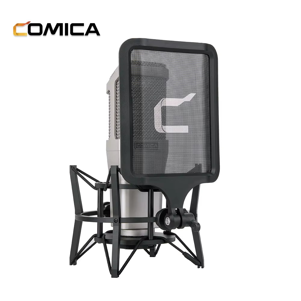 STM01 Professional XLR Condenser Cardioid Microphone Support 24V/48V Phantom Power with Large Diaphragm, All Metal Shield