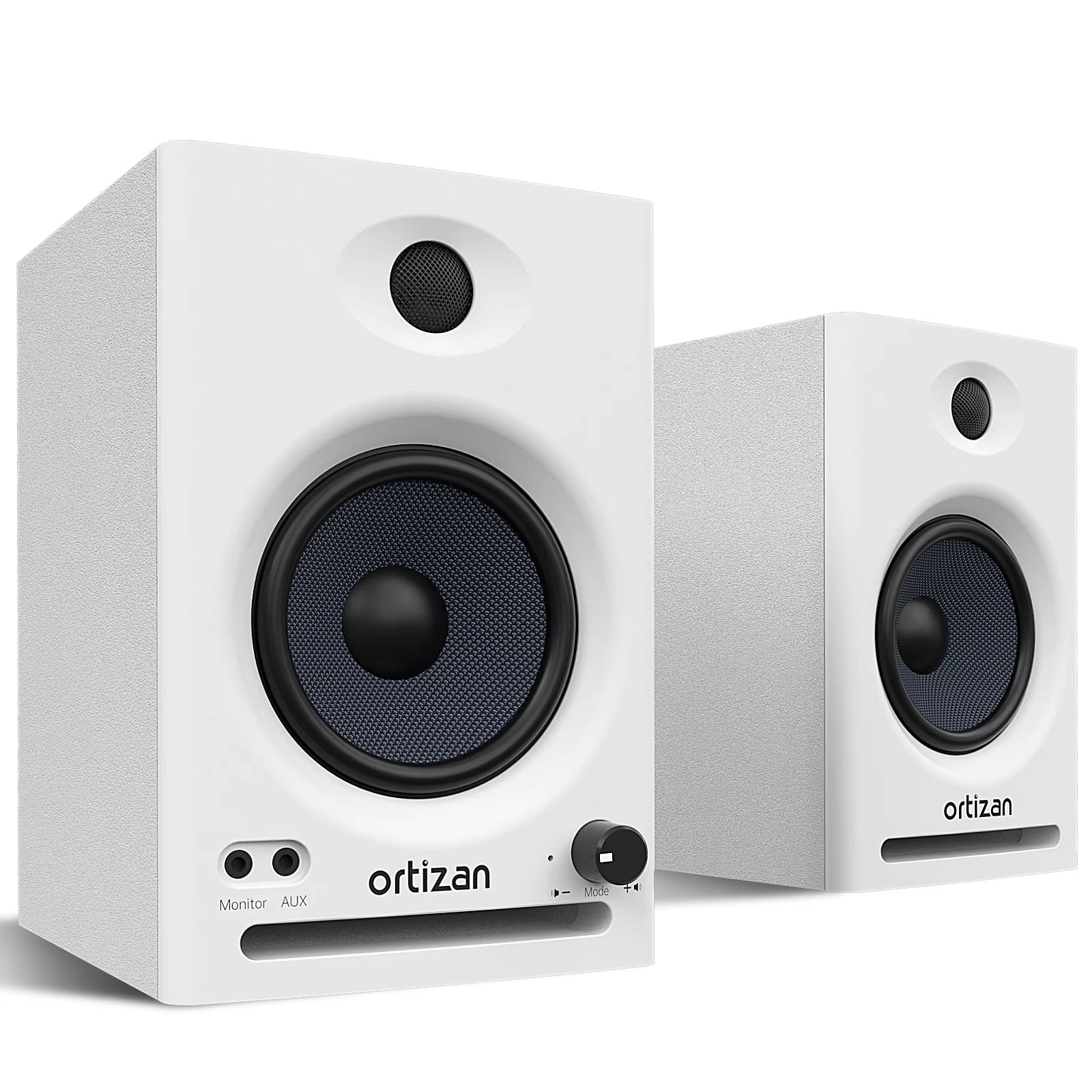 Ortizan C7 Dual-Mode 2.0 Studio Monitors, Active Monitor Speakers for near Field Music Production, Bluetooth 5.3 Wireless